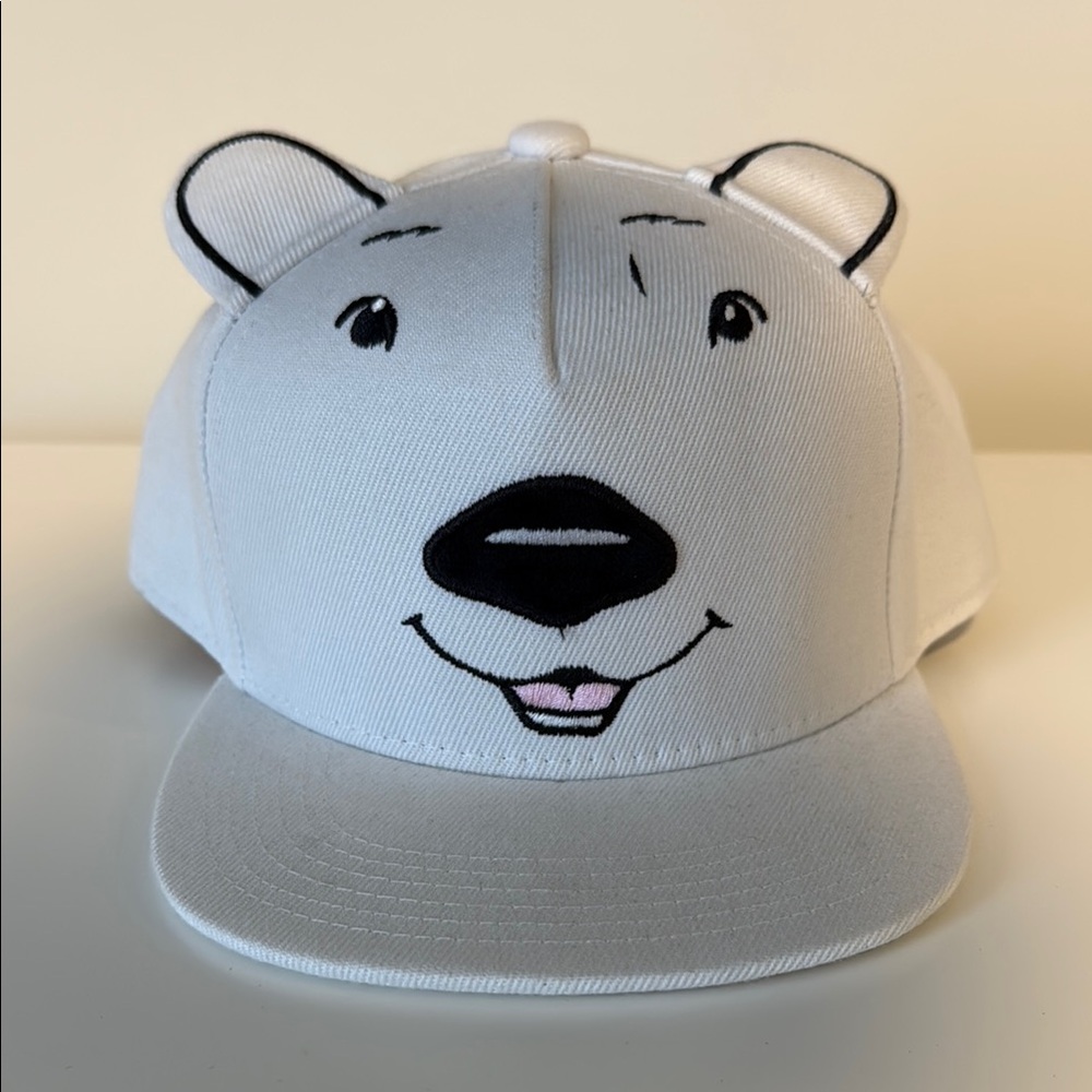 Coca Cola White Polar Bear Snapback Youth Hat